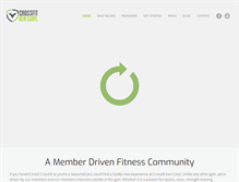 Tablet Screenshot of crossfitkencaryl.com